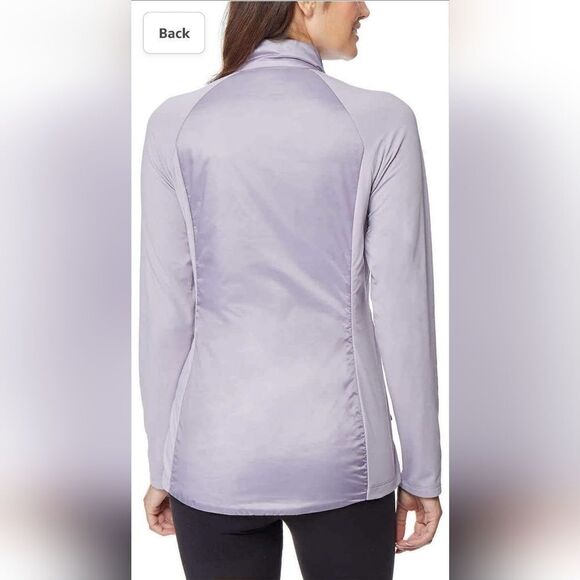 NWT 32 Degrees Cool M Ladies' Mixed Media Lightweight Jacket Minimal LAVENDER - Picture 6 of 11